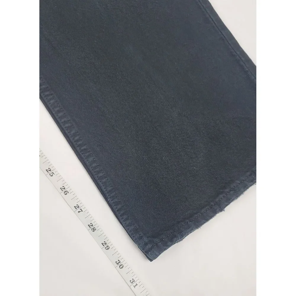 Polo Ralph Lauren Jeans Mens 36x33. Black Straight Leg Vtg. Authentic Dungarees.